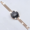No more basic vibes. Step up your babe game with our premium Babe Bands to elevate your style.   Upgrade your Samsung Galaxy Watch with our Premium Crystal Embellished Classic Style Watch Band + Crystal Case Cover Set.  Indulge in the luxury look and feel of our Samsung Galaxy Watch band, crafted from high-quality stainless steel in.a classic style embellished with crystals for a glamorous touch.
