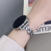 No more basic vibes. Step up your babe game with our premium Babe Bands to elevate your style.   Upgrade your Samsung Galaxy Watch with our Premium Stainless Steel Loop Link Samsung Galaxy Watch Band.  Indulge in the luxury look and feel of our Samsung Galaxy Watch band, crafted from high-quality stainless steel in a unique style band with loop link detail. Available with or without an attached bracelet.