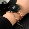 No more basic vibes. Step up your babe game with our premium Babe Bands to elevate your style.   Upgrade your Samsung Galaxy Watch with our Premium Stainless Steel Loop Link Samsung Galaxy Watch Band.  Indulge in the luxury look and feel of our Samsung Galaxy Watch band, crafted from high-quality stainless steel in a unique style band with loop link detail. Available with or without an attached bracelet.