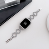 No more basic vibes. Step up your babe game with our premium Babe Bands to elevate your style.   Upgrade your Apple Watch with our Premium Crystal Embellished O-Chain Band Apple Watch Band.  Indulge in the luxury look and feel of our Apple Watch band, crafted from high-quality stainless steel in an elegant o-chain style, with shining faux diamond embellished band and cover.