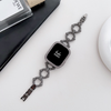 No more basic vibes. Step up your babe game with our premium Babe Bands to elevate your style.   Upgrade your Apple Watch with our Premium Crystal Embellished O-Chain Band Apple Watch Band.  Indulge in the luxury look and feel of our Apple Watch band, crafted from high-quality stainless steel in an elegant o-chain style, with shining faux diamond embellished band and cover.