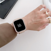 No more basic vibes. Step up your babe game with our premium Babe Bands to elevate your style.   Upgrade your Apple Watch with our Premium Crystal Embellished O-Chain Band Apple Watch Band.  Indulge in the luxury look and feel of our Apple Watch band, crafted from high-quality stainless steel in an elegant o-chain style, with shining faux diamond embellished band and cover.