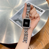 No more basic vibes. Step up your babe game with our premium Babe Bands to elevate your style.    Upgrade your Samsung Galaxy Watch with our Premium Crystal Stainless Steel Chunky Chain Band and Crystal Case Set.  Indulge in the luxury look and feel of our Samsung Galaxy Watch band, crafted from high-quality stainless steel in an elegant chunky chain style, with shining crystal embellishments. 