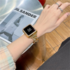 No more basic vibes. Step up your babe game with our premium Babe Bands to elevate your style.    Upgrade your Samsung Galaxy Watch with our Premium Crystal Stainless Steel Chunky Chain Band and Crystal Case Set.  Indulge in the luxury look and feel of our Samsung Galaxy Watch band, crafted from high-quality stainless steel in an elegant chunky chain style, with shining crystal embellishments. 