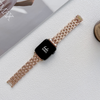 No more basic vibes. Step up your babe game with our premium Babe Bands to elevate your style.    Upgrade your Apple Watch with our Premium Double Basket Weave Stainless Steel Apple Watch Band.  Indulge in the luxury look and feel of our Apple Watch band, crafted from high-quality stainless steel in gorgeous classic metal band style in an elegant double basket weave style.
