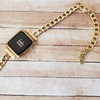 No more basic vibes. Step up your babe game with our premium Babe Bands to elevate your style.    Upgrade your Apple Watch with our Premium Double Wrap Stainless Steel Bracelet Apple Watch Band.  Indulge in the luxury look and feel of our Apple Watch band, crafted from high-quality stainless steel in gorgeous chunky chain band that double wraps into an bracelet for added style.