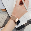 No more basic vibes. Step up your babe game with our premium Babe Bands to elevate your style.   Upgrade your Fitbit with our Premium Mesh Chain Fitbit Band.  Indulge in the luxury look and feel of our Fitbit band, crafted from high-quality stainless steel in a classic mesh chain style band with a stylish connector, and magnetic closure.