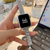 No more basic vibes. Step up your babe game with our premium Babe Bands to elevate your style.    Upgrade your Apple Watch with our Premium 3D Geometric Apple Watch Band.  Indulge in the luxury look and feel of our Apple Watch band, crafted from high-quality stainless steel in a classic watch band style with a beautiful raised geometric detail.