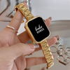 No more basic vibes. Step up your babe game with our premium Babe Bands to elevate your style.    Upgrade your Apple Watch with our Premium 3D Geometric Apple Watch Band.  Indulge in the luxury look and feel of our Apple Watch band, crafted from high-quality stainless steel in a classic watch band style with a beautiful raised geometric detail.