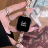 No more basic vibes. Step up your babe game with our premium Babe Bands to elevate your style.   Upgrade your Apple Watch with our Premium Stainless Steel Crescent Moon Chunky Diamond Apple Watch Band.  Indulge in the luxury look and feel of our Apple Watch band, crafted from high-quality stainless steel in an elegant design with chunky faux diamonds accented by delicate crescent moon detailing.
