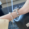 No more basic vibes. Step up your babe game with our premium Babe Bands to elevate your style.   Upgrade your Apple Watch with our Premium Stainless Steel Crescent Moon Chunky Diamond Apple Watch Band.  Indulge in the luxury look and feel of our Apple Watch band, crafted from high-quality stainless steel in an elegant design with chunky faux diamonds accented by delicate crescent moon detailing.