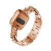 No more basic vibes. Step up your babe game with our premium Babe Bands to elevate your style.    Upgrade your Fitbit Versa or Fitbit Sense Watch with our Premium Crystal Stainless Steel Chunky Chain Fitbit Band.  Indulge in the luxury look and feel of our Fitbit Versa / Sense band, crafted from high-quality stainless steel in an elegant chunky chain style, with shining crystal embellishments. 