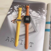 No more basic vibes. Step up your babe game with our premium Babe Bands to elevate your style.    Upgrade your Apple Watch with our Premium Genuine Leather Slim Apple Watch Band.  Indulge in the luxury look and feel of our Apple Watch band, crafted from high-quality genuine leather with a stainless steel classic buckle closure.