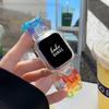 No more basic vibes. Step up your babe game with our premium Babe Bands to elevate your style.   Upgrade your Apple Watch with our Premium Resin Clear Rainbow Classic Link Style Apple Watch Band.  Indulge in the luxury look and feel of our Apple Watch band, crafted from high-quality clear rainbow colored resin in a classic watch band style.