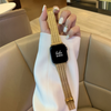 No more basic vibes. Step up your babe game with our premium Babe Bands to elevate your style.    Upgrade your Apple Watch with our Premium Slim Stainless 3 Stripe Classic Style Apple Watch Band.  Indulge in the luxury look and feel of our Apple Watch band, crafted from high-quality stainless steel in a classic watch band style with contrasting stripe detail.