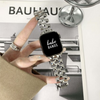 No more basic vibes. Step up your babe game with our premium Babe Bands to elevate your style.    Upgrade your Apple Watch with our Premium Stainless Steel 3D Checkered Apple Watch Band.  Indulge in the luxury look and feel of our Apple Watch band, crafted from high-quality stainless steel in a punky checkered style with a beautiful raised geometric detail.
