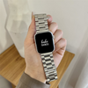 No more basic vibes. Step up your babe game with our premium Babe Bands to elevate your style.     Upgrade your Apple Watch with our Premium Stainless Steel Classic Style Apple Watch Band.  Indulge in the luxury look and feel of our Apple Watch band, crafted from high-quality stainless steel in a classic link band style. 