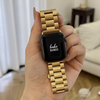 No more basic vibes. Step up your babe game with our premium Babe Bands to elevate your style.     Upgrade your Apple Watch with our Premium Stainless Steel Classic Style Apple Watch Band.  Indulge in the luxury look and feel of our Apple Watch band, crafted from high-quality stainless steel in a classic link band style. 