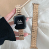 No more basic vibes. Step up your babe game with our premium Babe Bands to elevate your style.    Upgrade your Apple Watch with our Premium Stainless Steel Classic Style Houndstooth Print Apple Watch Band.  Indulge in the luxury look and feel of our Apple Watch band, crafted from high-quality stainless steel in gorgeous classic link band with a houndstooth print made out of contrasting shiny and matte finishes.