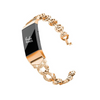 No more basic vibes. Step up your babe game with our premium Babe Bands to elevate your style.     Upgrade your Fitbit Charge with our Premium Stainless Steel Crystal Flat Chain Fitbit Charge Band.  Indulge in the luxury look and feel of our Fitbit Charge band, crafted from high-quality stainless steel in an elegant chain style with faux diamond detailing for added style.