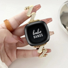 No more basic vibes. Step up your babe game with our premium Babe Bands to elevate your style.   Upgrade your Fitbit Versa or Fitbit Sense with our Premium Stainless Steel Diamond Zig Zag Fitbit Versa/Sense Band.  Indulge in the luxury look and feel of our Fitbit band, crafted from high-quality stainless steel band in a unique zig zag shape embellished with sparkling rhinestones for added style.