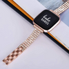 No more basic vibes. Step up your babe game with our premium Babe Band to elevate your Apple Watch style.      Upgrade your Fitbit Versa with our Premium Stainless Steel Full Rhinestone Fitbit Versa Band.  Indulge in the luxury look of our Fitbit Vera band, crafted from high-quality materials including a stainless steel band fully embellished with faux diamonds.