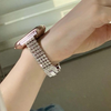 No more basic vibes. Step up your babe game with our premium Babe Band to elevate your Apple Watch style.      Upgrade your Fitbit Versa with our Premium Stainless Steel Full Rhinestone Fitbit Versa Band.  Indulge in the luxury look of our Fitbit Vera band, crafted from high-quality materials including a stainless steel band fully embellished with faux diamonds.