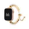 No more basic vibes. Step up your babe game with our premium Babe Bands to elevate your style.    Upgrade your Apple Watch with our Premium Stainless Steel Pearl Bracelet Apple Watch Band.  Indulge in the luxury look and feel of our Apple Watch band, crafted from high-quality stainless steel in an elegant adjustable bracelet style with pearl detailing.