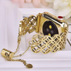 No more basic vibes. Step up your babe game with our premium Babe Bands to elevate your style.     Upgrade your Apple Watch with our Premium Stainless Steel Wide Lattice Style Apple Watch Band.  Indulge in the luxury look and feel of our Apple Watch band, crafted from high-quality stainless steel in an elegant wide lattice bracelet style with a toggle drawstring closure.