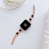 Babe Bands Premium Stainless Steel and Resin Dainty O-Chain Apple Watch Band.
