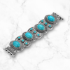 No more basic vibes. Step up your babe game with our premium Babe Bands to elevate your style.   Upgrade your Apple Watch with our Premium Stainless Steel Antiqued Western Turquoise Apple Watch Band.  Indulge in the luxury look and feel of our Apple Watch band, crafted from high-quality stainless steel in an elaborate antiqued finish western styled strap embellished with faux turquoise stones.
