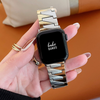 No more basic vibes. Step up your babe game with our premium Babe Bands to elevate your style.   Upgrade your Apple Watch with our Premium Zig Zag Classic Style Stainless Steel Band and Case Apple Watch Band + Case Set.  Indulge in the luxury look and feel of our Apple Watch band, crafted from high-quality stainless steel in a classic band style with matte + shiny contrasting zig zag design.