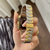 No more basic vibes. Step up your babe game with our premium Babe Bands to elevate your style.   Upgrade your Apple Watch with our Premium Zig Zag Classic Style Stainless Steel Band and Case Apple Watch Band + Case Set.  Indulge in the luxury look and feel of our Apple Watch band, crafted from high-quality stainless steel in a classic band style with matte + shiny contrasting zig zag design.