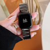 No more basic vibes. Step up your babe game with our premium Babe Bands to elevate your style.   Upgrade your Apple Watch with our Premium Zig Zag Classic Style Stainless Steel Band and Case Apple Watch Band + Case Set.  Indulge in the luxury look and feel of our Apple Watch band, crafted from high-quality stainless steel in a classic band style with matte + shiny contrasting zig zag design.