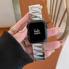 No more basic vibes. Step up your babe game with our premium Babe Bands to elevate your style.   Upgrade your Apple Watch with our Premium Zig Zag Classic Style Stainless Steel Band and Case Apple Watch Band + Case Set.  Indulge in the luxury look and feel of our Apple Watch band, crafted from high-quality stainless steel in a classic band style with matte + shiny contrasting zig zag design.