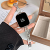No more basic vibes. Step up your babe game with our premium Babe Bands to elevate your style.    Upgrade your Apple Watch with our Premium Stainless Steel Crystal Embellished Mariner Chain Apple Watch Band.  Indulge in the luxury look and feel of our Apple Watch band, crafted from high-quality stainless steel in gorgeous mariner chain design embellished with faux diamonds for added style.