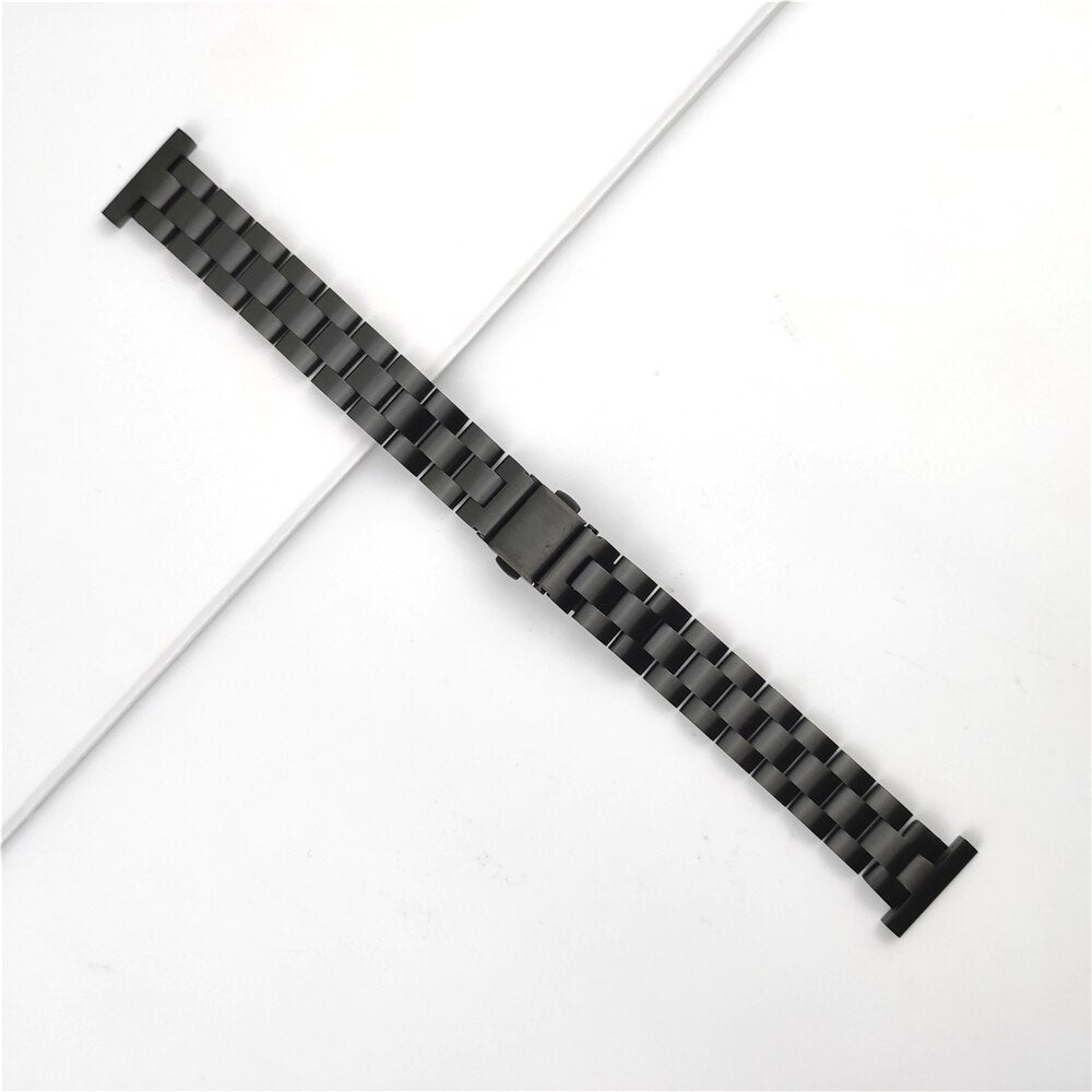 No more basic vibes. Step up your babe game with our premium Babe Bands to elevate your style.  Upgrade your Samsung Galaxy Watch with our Premium Stainless Steel Classic Link Style Samsung Galaxy Watch Band. Indulge in the luxury look and feel of our Samsung Galaxy Watch band, crafted from high-quality stainless steel in a classic link style with a folding clasp closure.