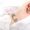 Upgrade your Samsung Galaxy Watch with our Premium Stainless Steel Mesh Chain Samsung Galaxy Watch Band.  Indulge in the luxury look and feel of our Samsung Galaxy Watch band, crafted from high-quality stainless steel in a smooth and classic mini chain link style with magnetic closure. 