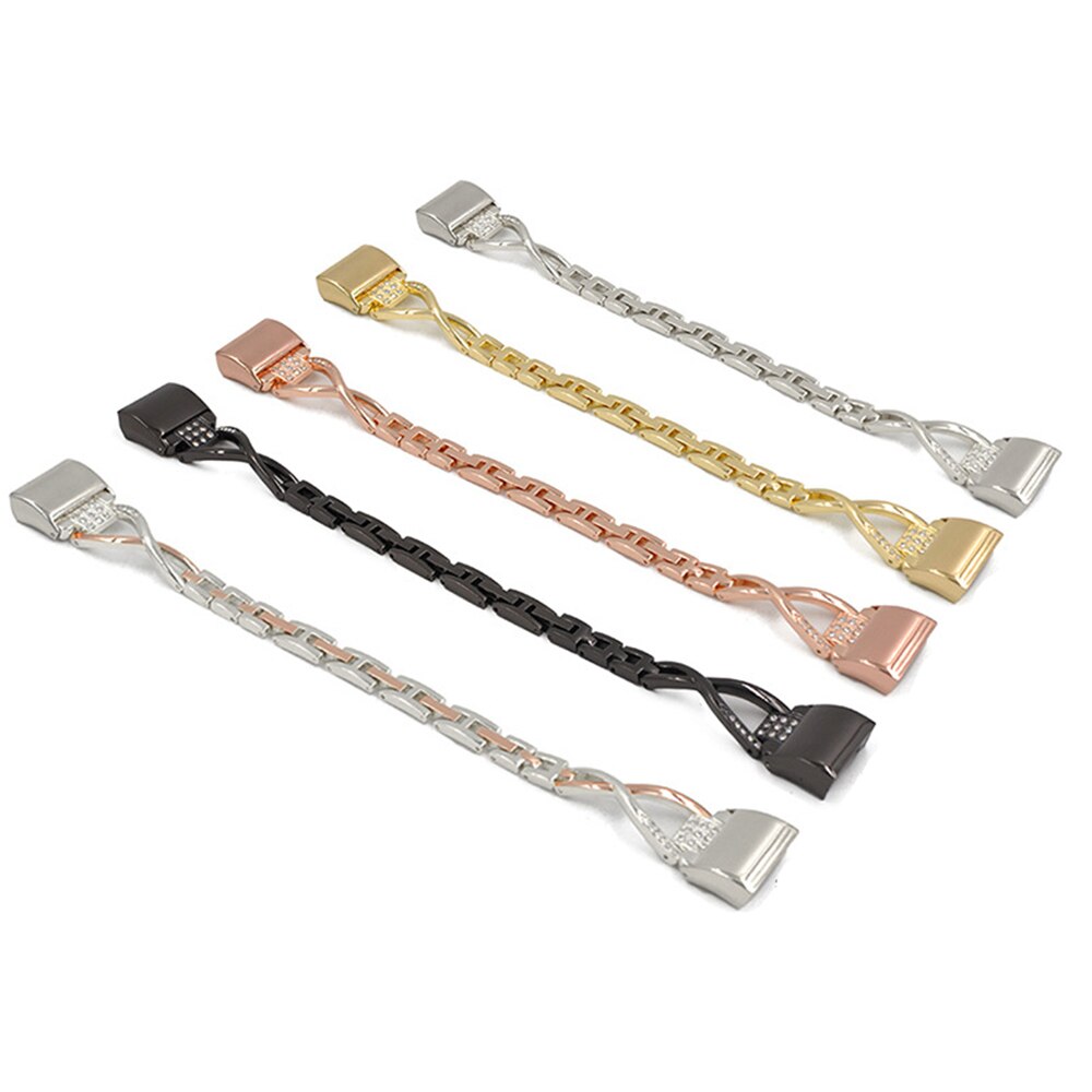 No more basic vibes. Step up your babe game with our premium Babe Bands to elevate your style.     Upgrade your Fitbit Charge with our Premium Stainless Steel Crystal X Fitbit Charge Band.  Indulge in the luxury look and feel of our Apple Watch band, crafted from high-quality stainless steel in an elegant x-shape with faux diamond detailing for added style.