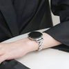 No more basic vibes. Step up your babe game with our premium Babe Bands to elevate your style.  Upgrade your Samsung Galaxy Watch with our Premium Stainless Steel Zig Zag Samsung Galaxy Watch Band.  Indulge in the luxury look and feel of our Samsung Galaxy Watch band, crafted from high-quality stainless steel band in a unique zig zag shape for added style.
