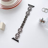 No more basic vibes. Step up your babe game with our premium Babe Bands to elevate your style.   Upgrade your Apple Watch with our Premium Crystal Embellished Stainless Steel O-Chain Apple Watch Band.  Indulge in the luxury look and feel of our Apple Watch band, crafted from high-quality stainless steel in an elegant o-chain style, with shining faux diamond embellished band and cover.