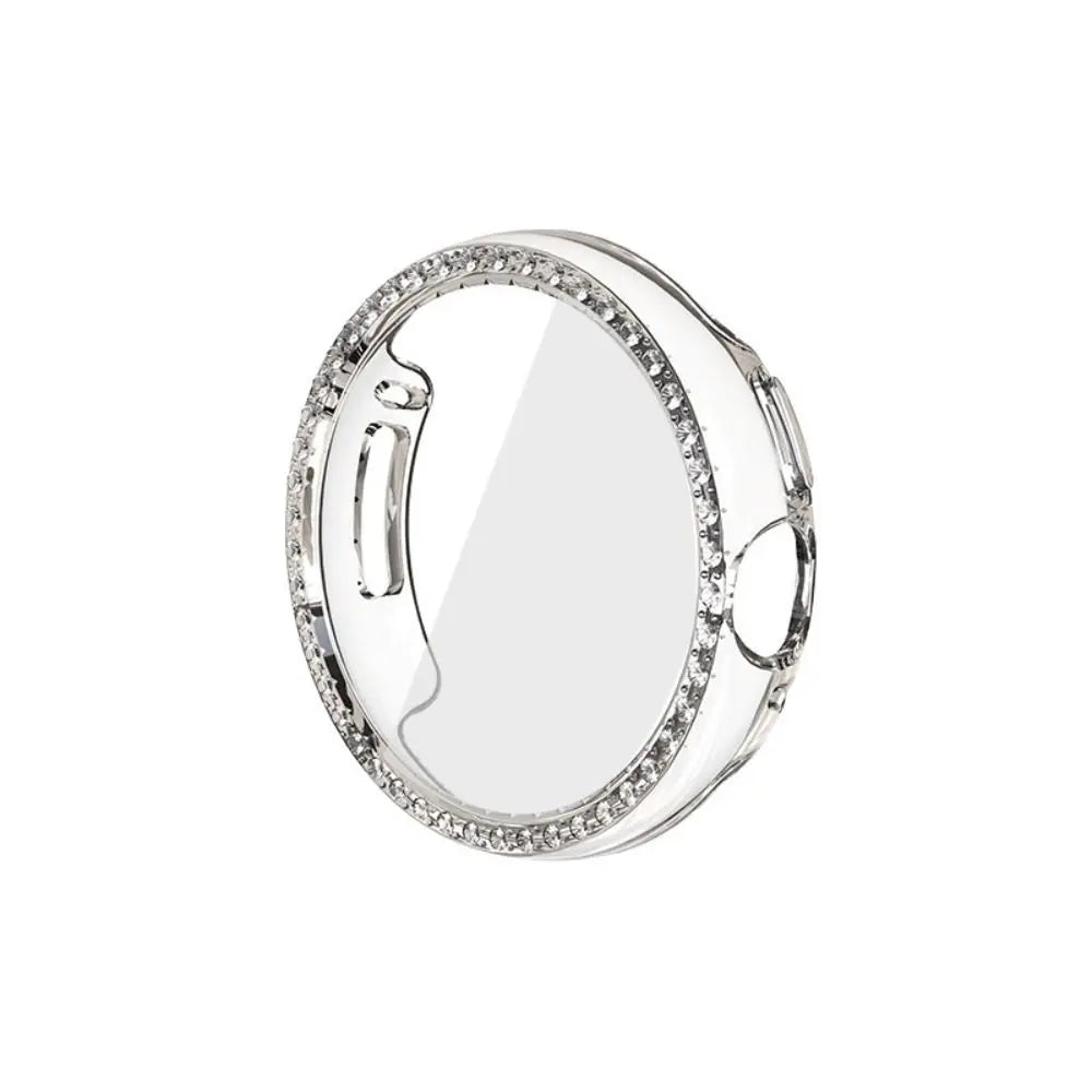  No more basic vibes. Step up your babe game with our premium Babe Bands Case to elevate your Google Pixel  Watch style.    Upgrade your Google Pixel Watch with our Premium Single Row Rhinestone Google Pixel Watch Case with Screen Protector.  Indulge in the luxury look of our Google Pixel Watch case, crafted from high-quality materials including a durable Polycarbonate case, touch sensitive scratch resistant tempered glass screen protector and sparkling faux diamond border