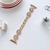 No more basic vibes. Step up your babe game with our premium Babe Bands to elevate your style.   Upgrade your Apple Watch with our Premium Crystal Embellished Stainless Steel O-Chain Apple Watch Band.  Indulge in the luxury look and feel of our Apple Watch band, crafted from high-quality stainless steel in an elegant o-chain style, with shining faux diamond embellished band and cover.
