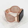 No more basic vibes. Step up your babe game with our premium Babe Bands to elevate your style.   Upgrade your Apple Watch with our Premium Stainless Steel Wide Gathered Mesh Apple Watch Band.  Indulge in the luxury look and feel of our Apple Watch band, crafted from high-quality stainless steel in a beautiful wide bracelet style made from chain mesh.