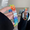 No more basic vibes. Step up your babe game with our premium Babe Bands to elevate your style.   Upgrade your Apple Watch with our Premium Resin Clear Rainbow Classic Link Style Apple Watch Band.  Indulge in the luxury look and feel of our Apple Watch band, crafted from high-quality clear rainbow colored resin in a classic watch band style.