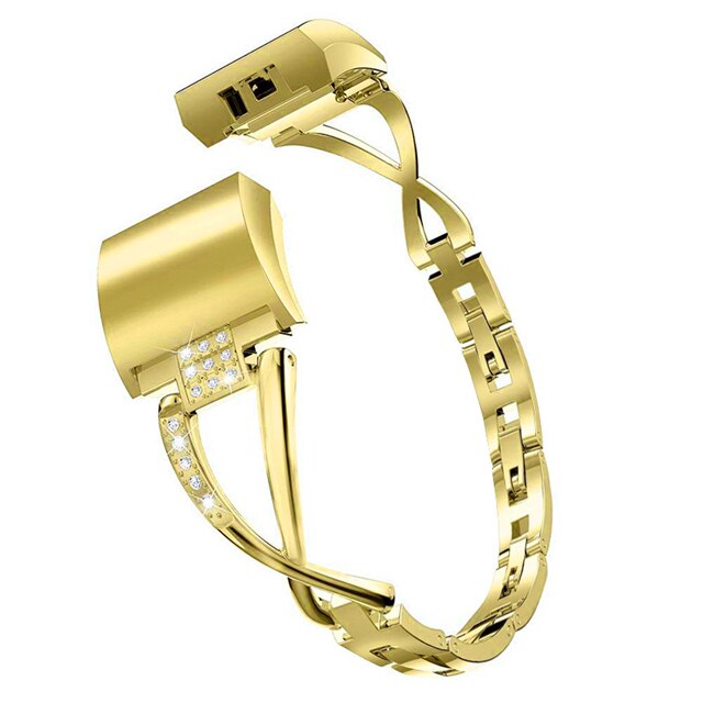 No more basic vibes. Step up your babe game with our premium Babe Bands to elevate your style.     Upgrade your Fitbit Charge with our Premium Stainless Steel Crystal X Fitbit Charge Band.  Indulge in the luxury look and feel of our Apple Watch band, crafted from high-quality stainless steel in an elegant x-shape with faux diamond detailing for added style.