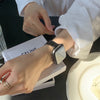 No more basic vibes. Step up your babe game with our premium Babe Bands to elevate your style.    Upgrade your Apple Watch with our Premium 3D Geometric Apple Watch Band.  Indulge in the luxury look and feel of our Apple Watch band, crafted from high-quality stainless steel in a classic watch band style with a beautiful raised geometric detail.