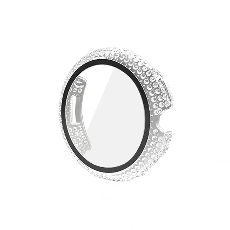 No more basic vibes. Step up your babe game with our premium Babe Bands Case to elevate your Google Pixel Watch style.    Upgrade your Google Pixel Watch with our Premium Full Rhinestone Google Pixel Watch Case with Screen Protector.  Indulge in the luxury look of our Google Pixel case, crafted from high-quality materials including a durable Polycarbonate case, a touch sensitive scratch resistant tempered glass screen protector, and covered in sparkling faux diamonds