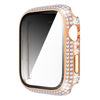 No more basic vibes. Step up your babe game with our premium Babe Bands Case to elevate your Apple Watch style.    Upgrade your Apple Watch with our Premium Full Rhinestone Apple Watch Case with Screen Protector.  Indulge in the luxury look of our Apple Watch case, crafted from high-quality materials including a durable Polycarbonate case, a touch sensitive scratch resistant tempered glass screen protector, and covered in sparkling faux diamonds.