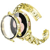 No more basic vibes. Step up your babe game with our premium Babe Bands to elevate your style.   Upgrade your Samsung Galaxy Watch with our Premium Chunky Crystal Stainless Steel Chain Watch Band and Crystal Case Cover Set.  Indulge in the luxury look and feel of our Samsung Galaxy Watch band, crafted from high-quality stainless steel in an elegant chunky chain style, with shining crystal embellishments. 